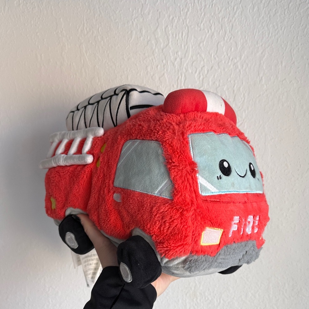 Squishmallows Red Fire Truck Plush
